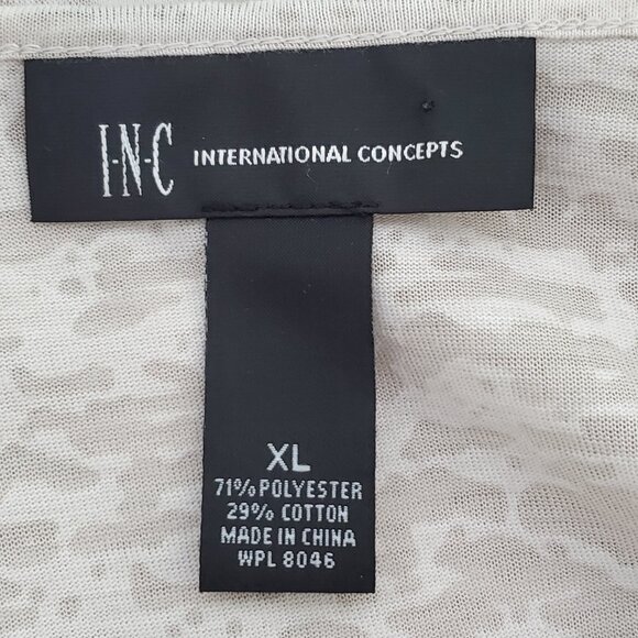 INC International Concepts Pullover Burnout Long Sleeve Top With Sequins NEW XL - Picture 12 of 15